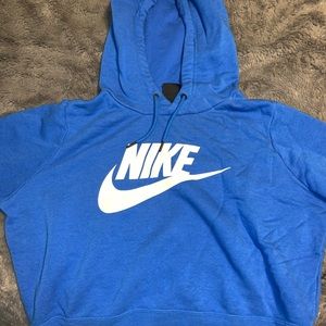 Nike sweatshirt crop top size L